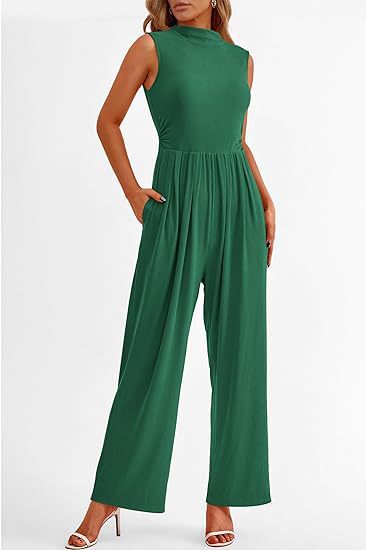 Dame elegant Flowy Jumpsuit Stilla