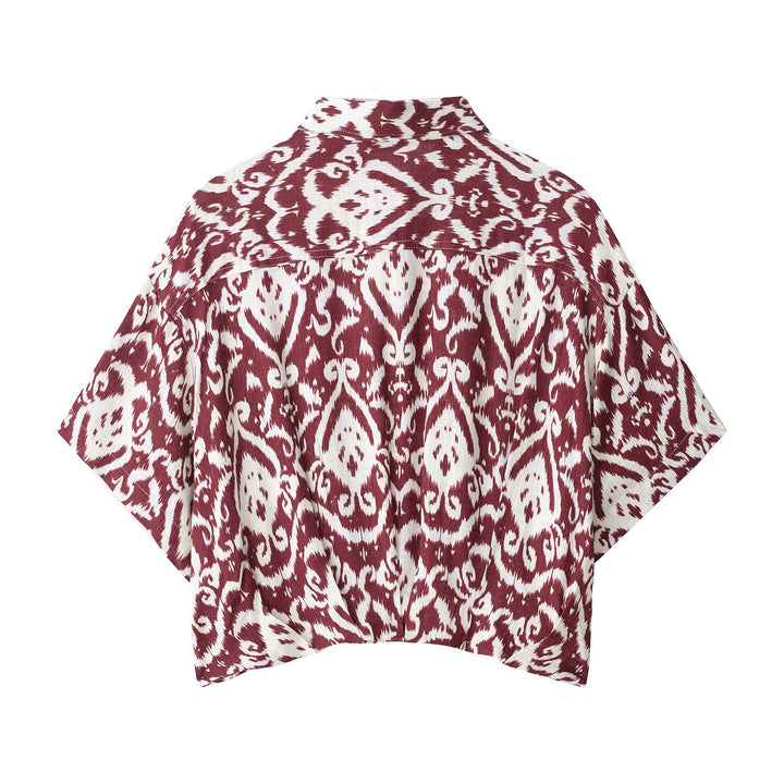 Femme Kortærmet Button-Up Skjorte Stilla