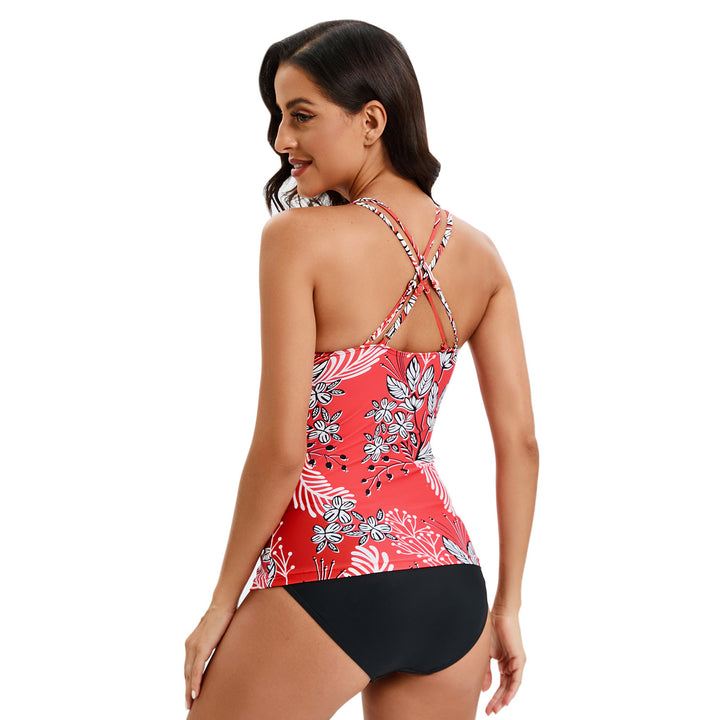 Dame Tankini-sæt med sporty top og flatterende pasform Stilla