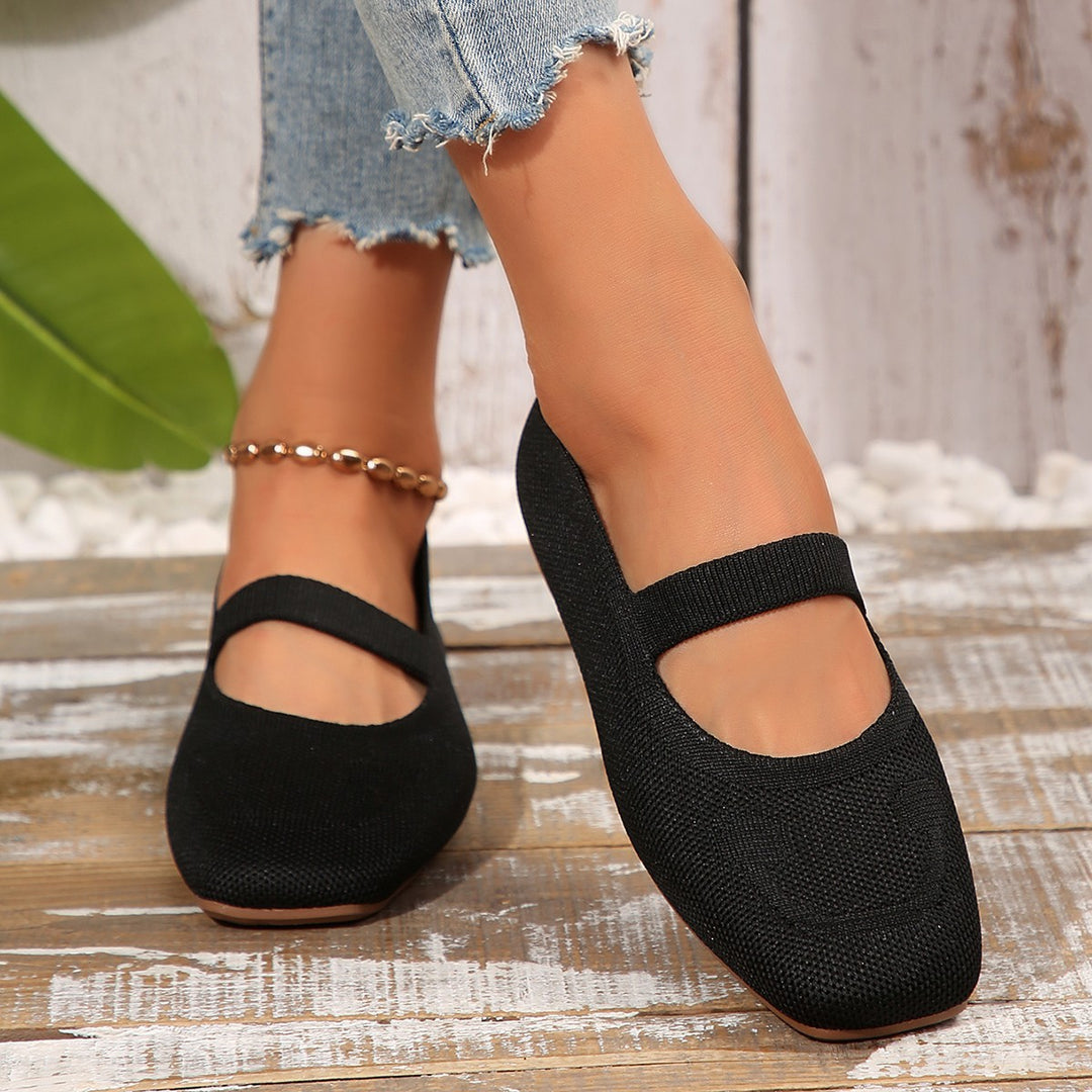 Dame Stilfulde Cutout Sko Flats Stilla