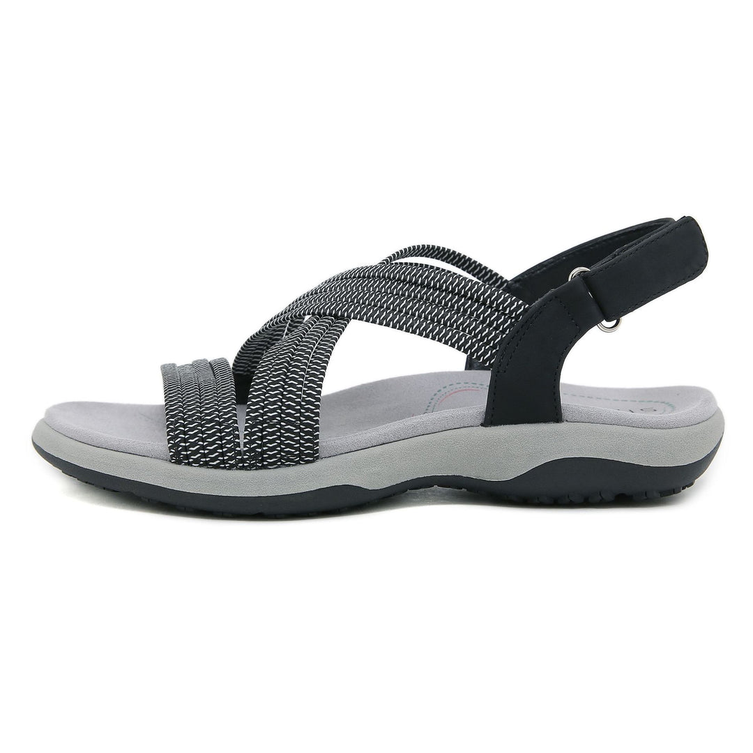 Dame Sportsandaler med fleksibelt strop-system og polstret fodsengdesign Stilla