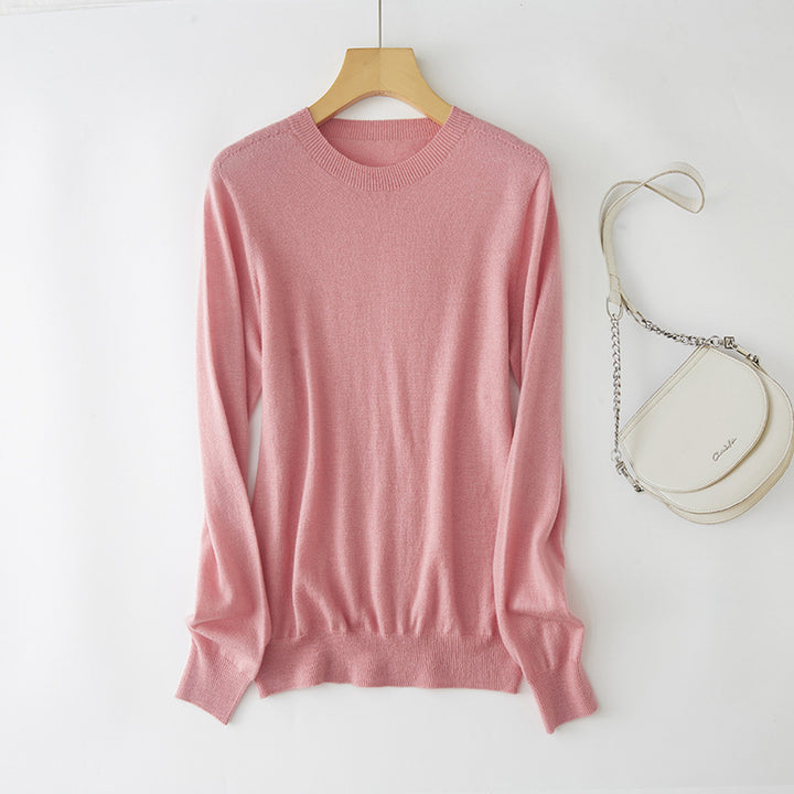 Femme Classic Relaxed Fit Strikpullover Stilla