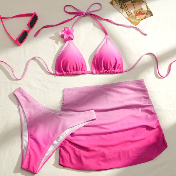 Dame Sporty bikini sæt med modulær nederdel Skovae