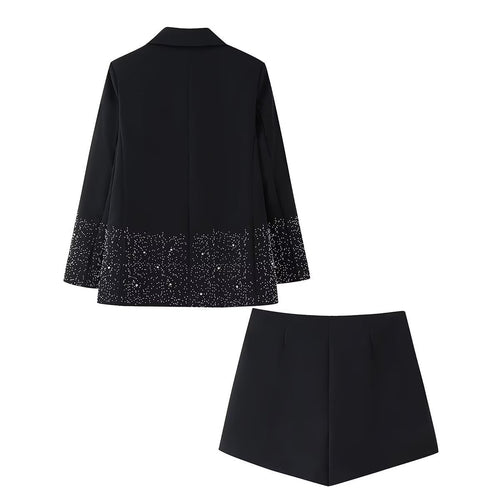Femme Elegant Pyntet Blazer Stilla