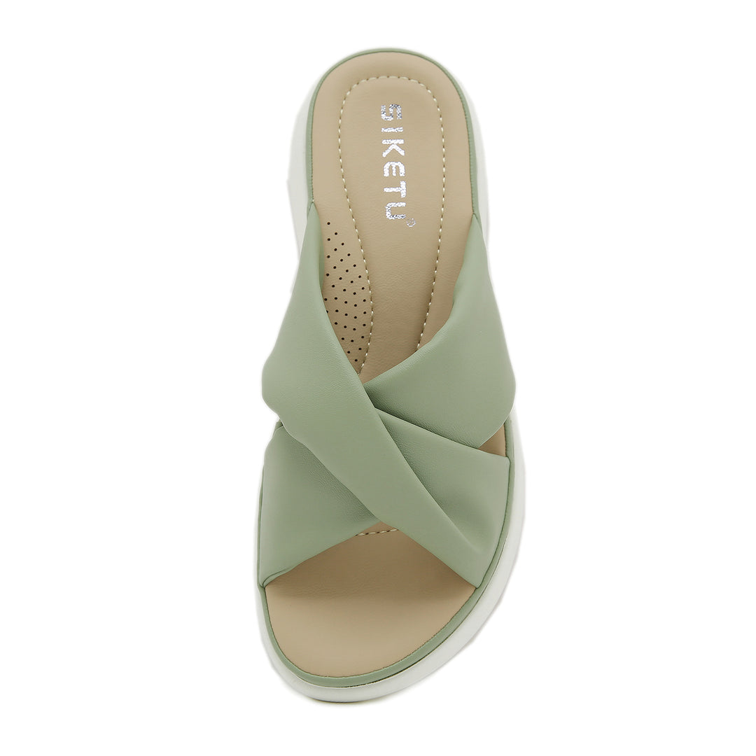 Dame moderigtige og komfortable Slippers med bred rem Stilla