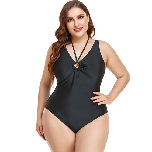 Dame Elegant One-Piece with Refined Ring Detail Skovae