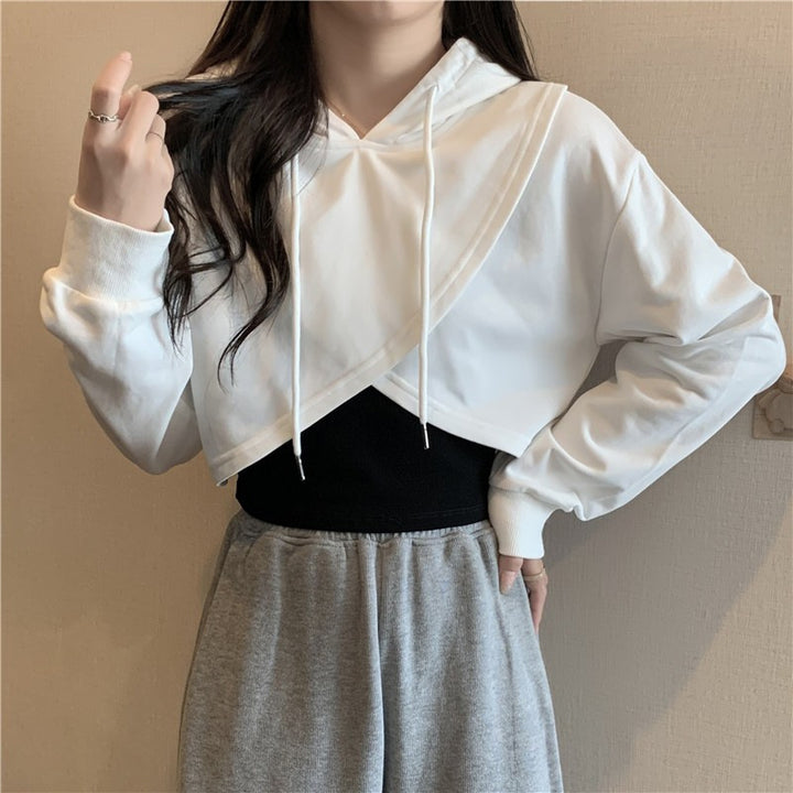 Femme Cropped Hoodie Stilla