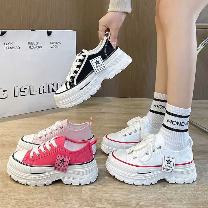 Dame Chunky Sneakers med ekstrastor profilsohle og legende design Stilla