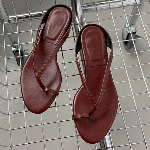 Dame elegante minimalistiske åbne tæer sko Stilla