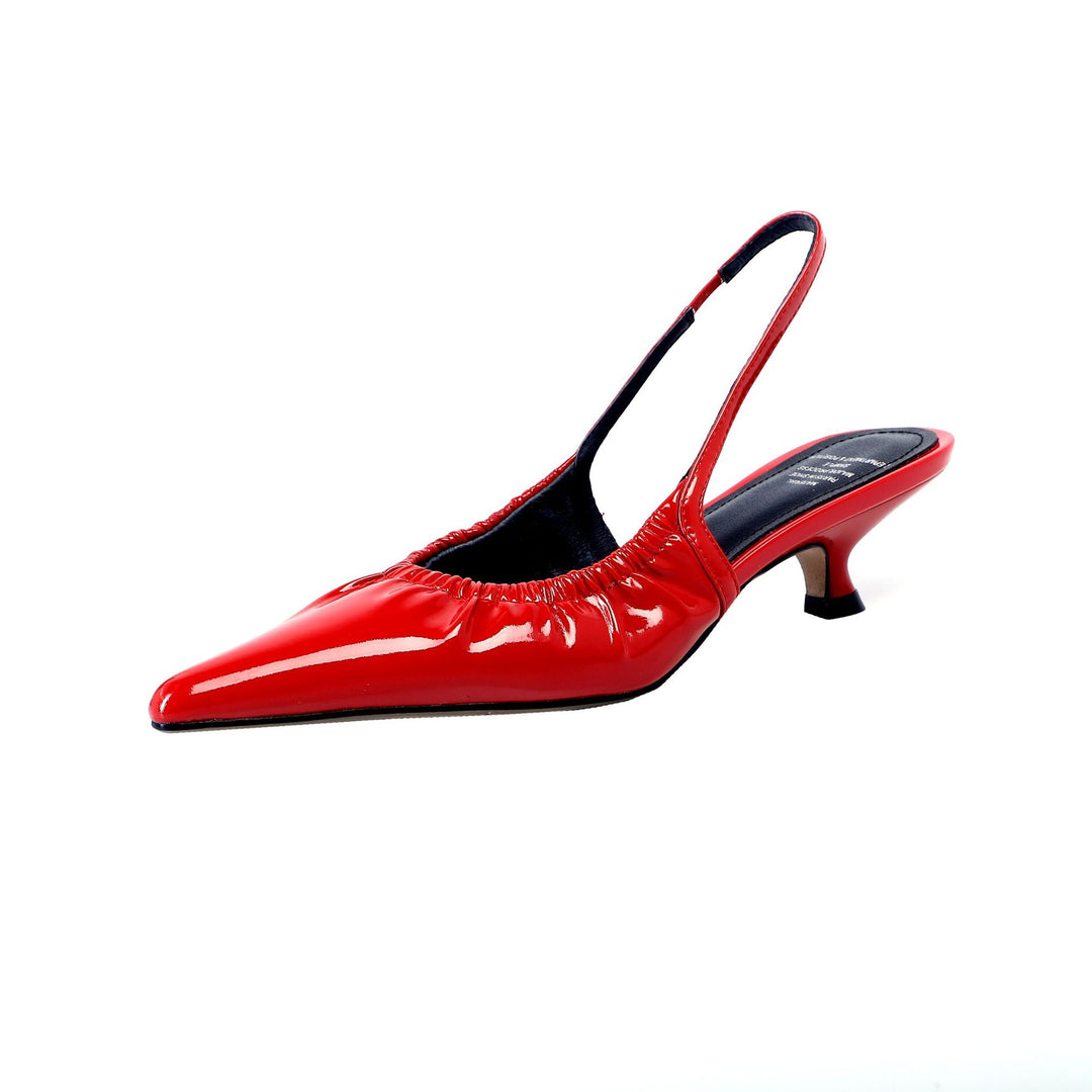 Femme Slingback spidssko lakerede hæle Stilla