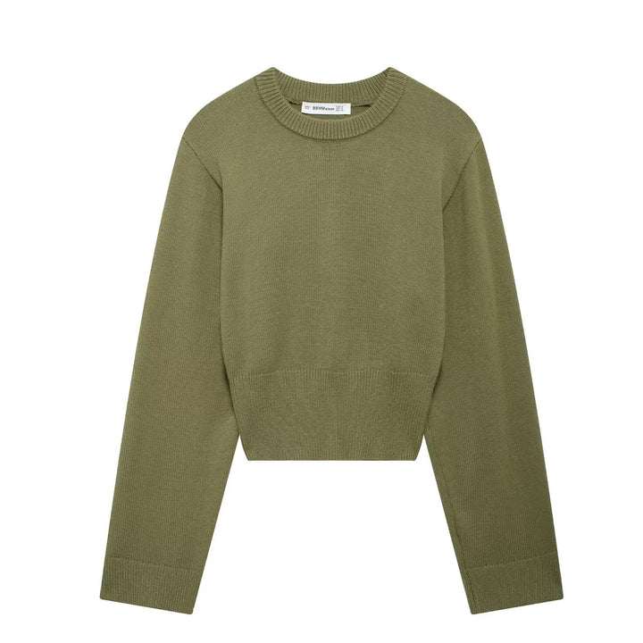 Femme Cropped Strikpullover Stilla 1750153049