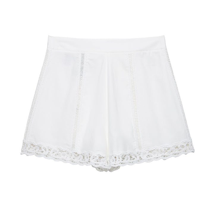 Femme Spidsbesatte Højtaljede Shorts Stilla
