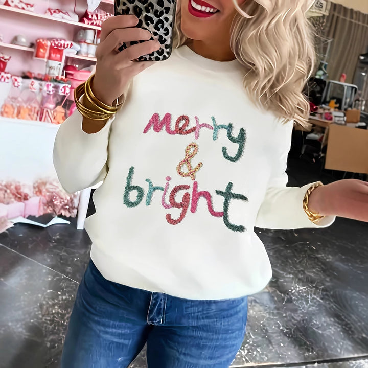Femme Cozy Grafik Sweatshirt Stilla
