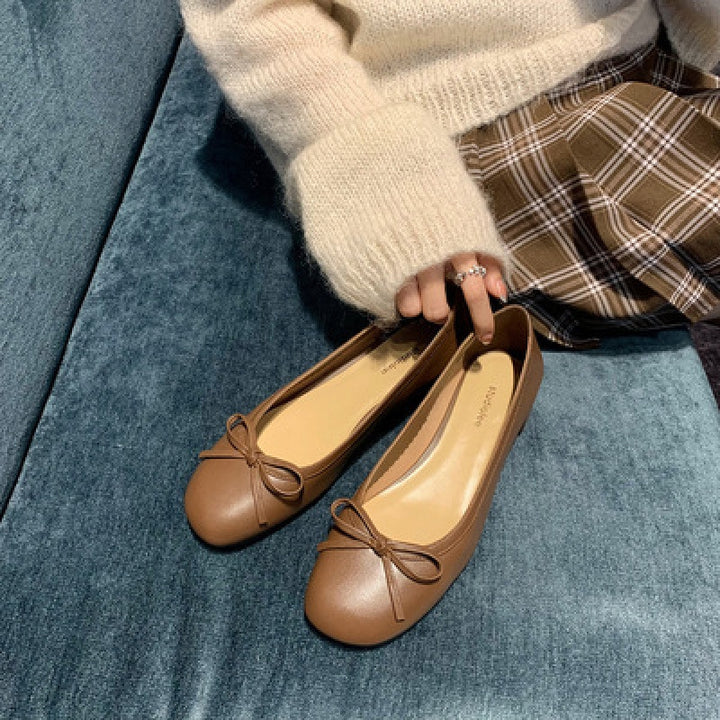 Dame Ballerinas med Sløjfedetalje Stilla