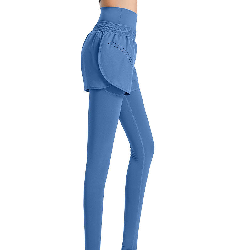 Dame Sporty Leggings med integreret kort shorts Stilla