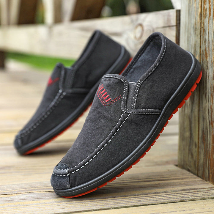 Herrer Suedeslippers Komfort Mokkasiner Stilla