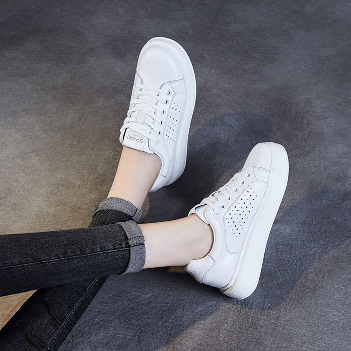Herrer Casual Læder Snørresneaker Stilla