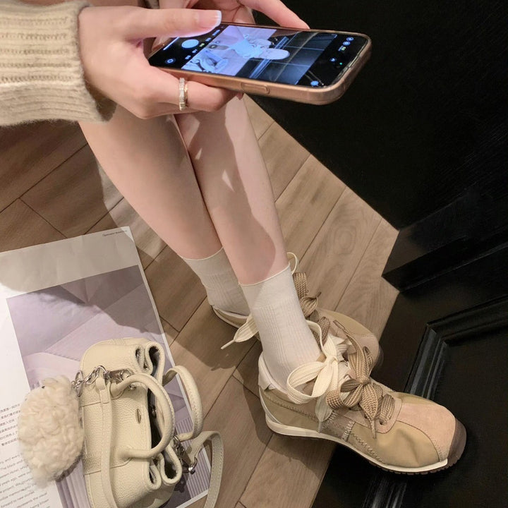 Damer Modebevidste Snøre-Athletic-Sneakers Stilla