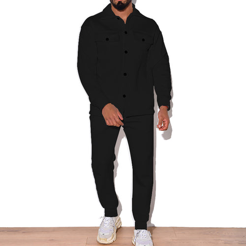 Herre fashionable to-delt i utilitaristisk look med praktiske lommer Stilla