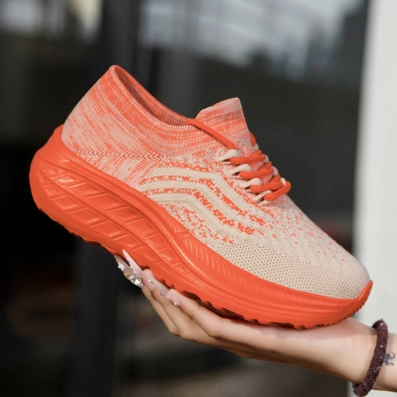 Herre Strik-Performance-Sneakers med Adaptive Fit Teknologi Stilla