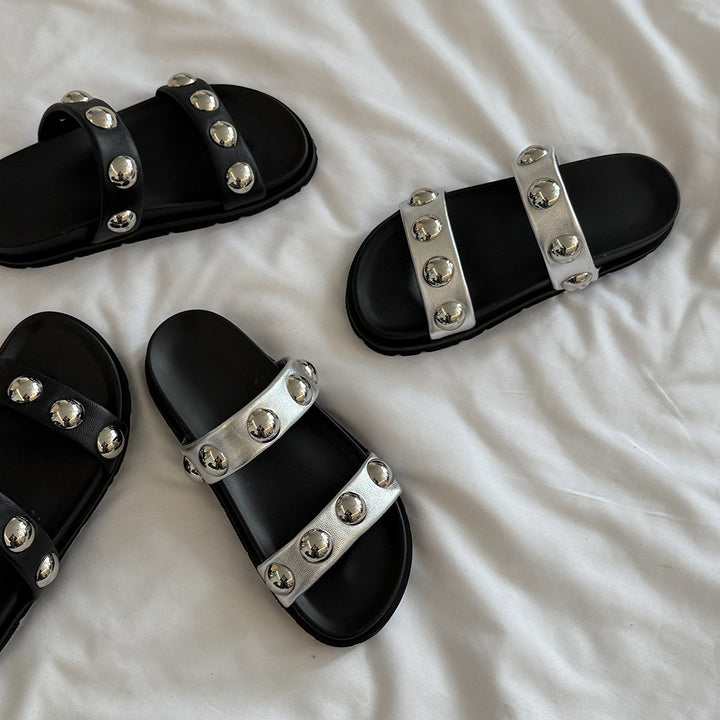 Femme Chic Nitter Slide Sandaler Stilla
