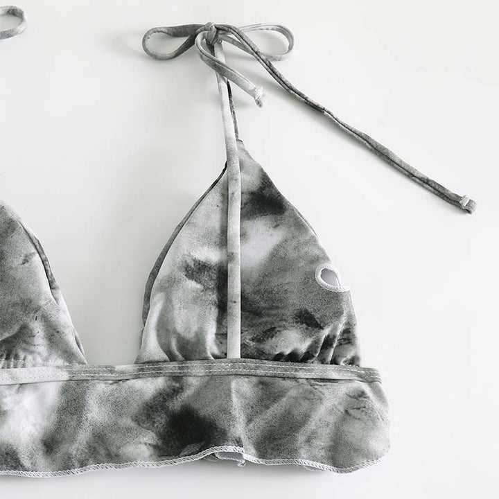 Dame Tie-Back Trekant-Bikini-Sæt Stilla