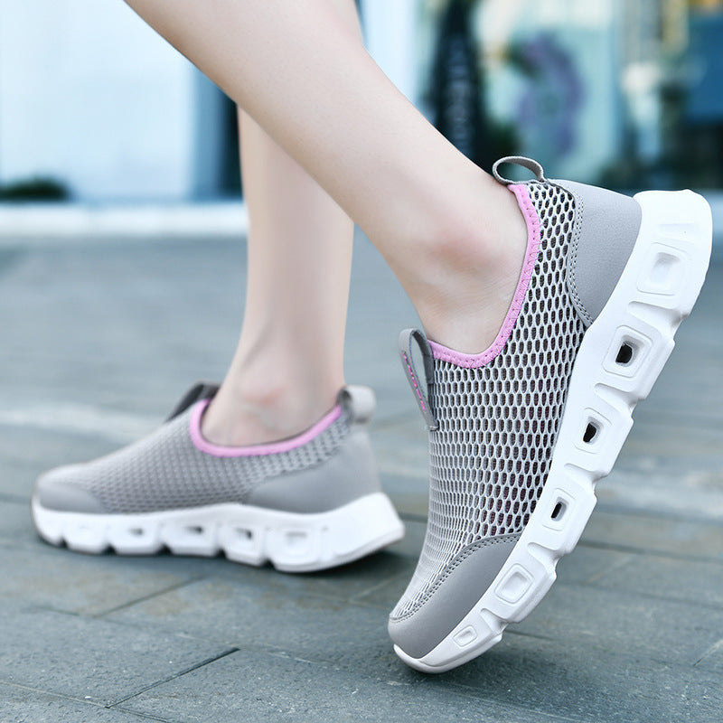 Damer Åndbare Slip-On Mesh Sneakers Stilla