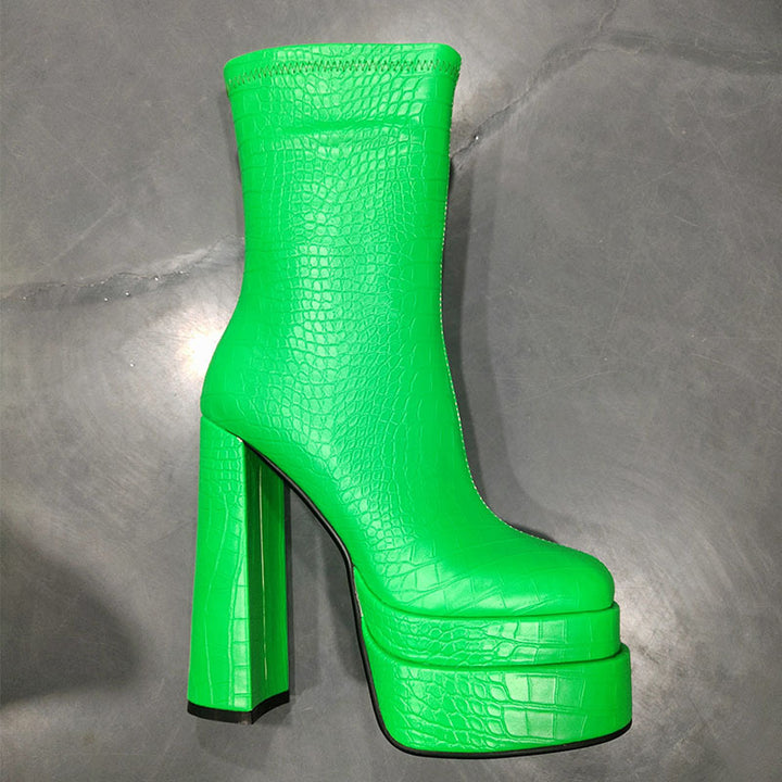 Femme platform stiletto støvler Stilla