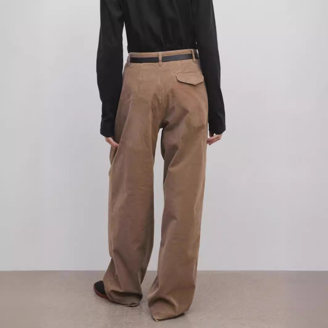 Damer Elegant og Bred Skåret Chino Bukser Stilla
