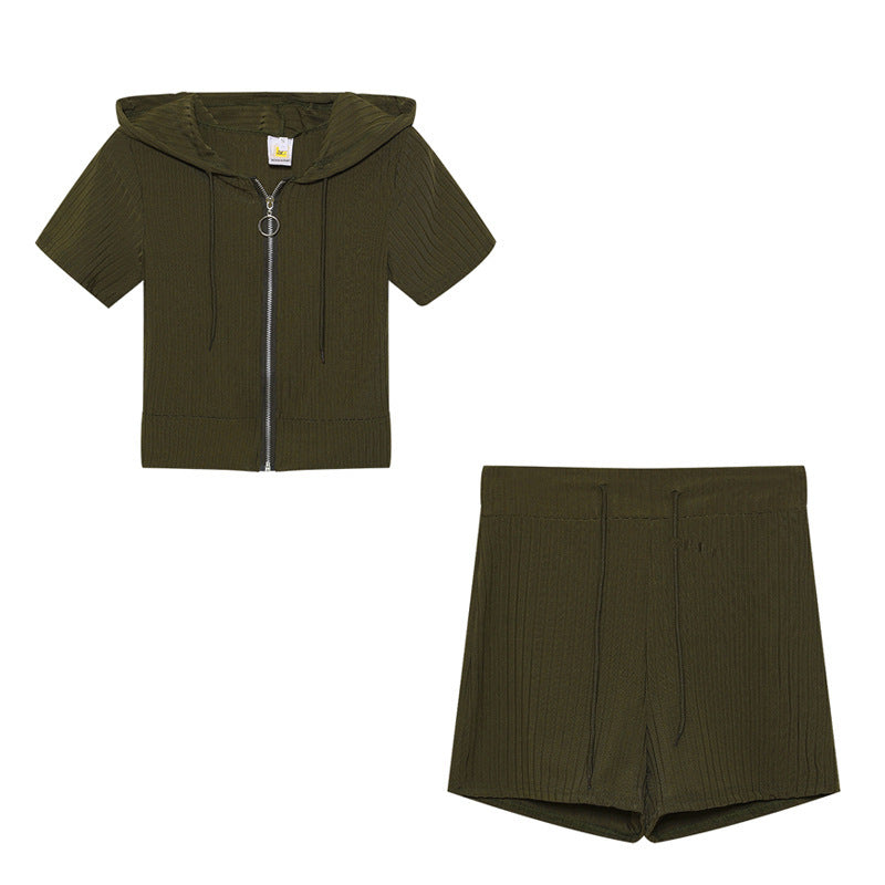 Kvinde Hætte Strik Shortset Stilla