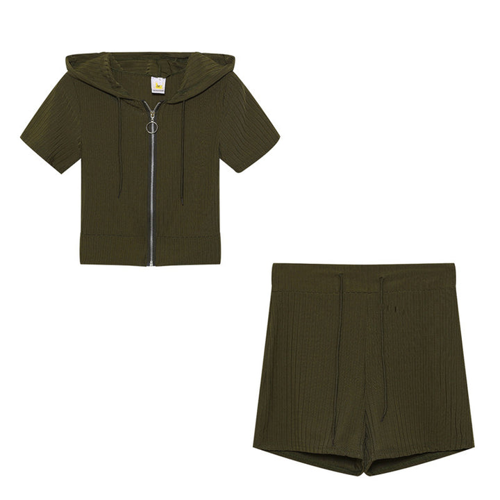 Kvinde Hætte Strik Shortset Stilla