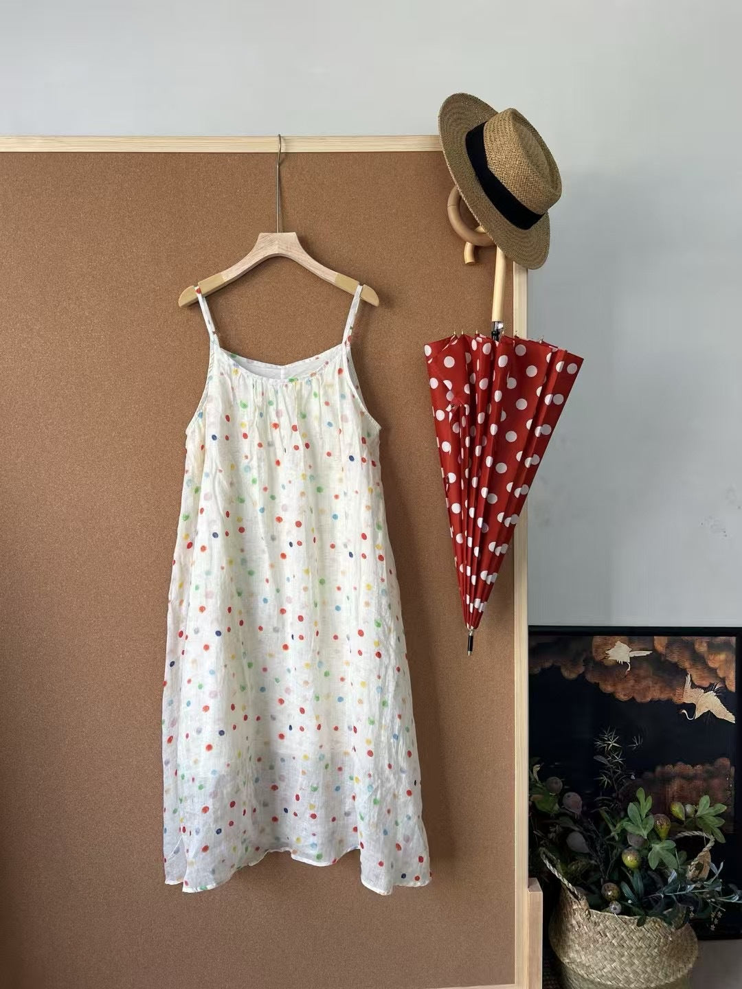 Femme Patchwork Maxi Kjole Stilla