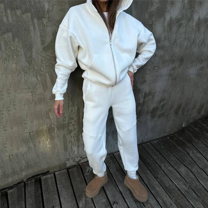 Dame Sportslig Fleece-Overalls Stilla