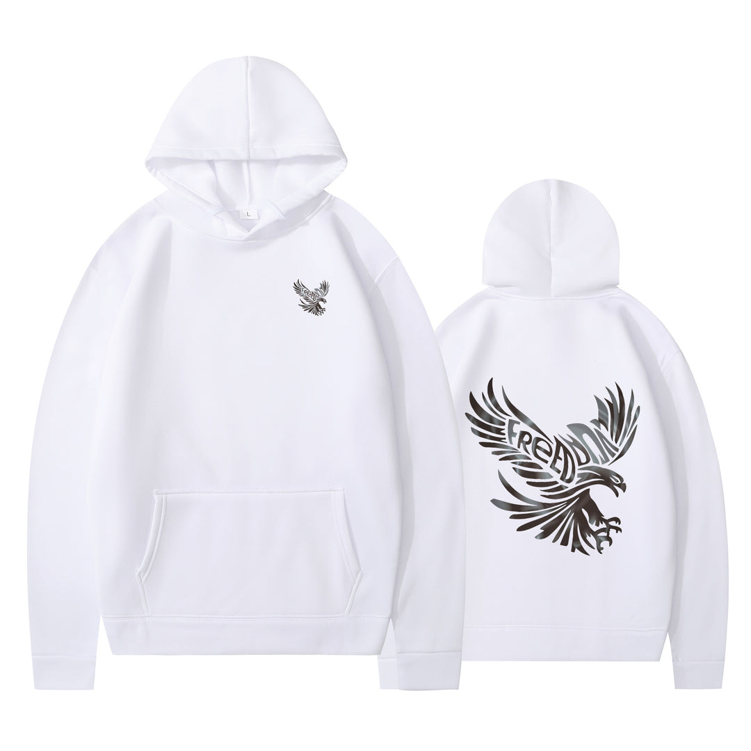 Dame hoodie med ikonisk ørnedesign og blød indvendig for Stilla