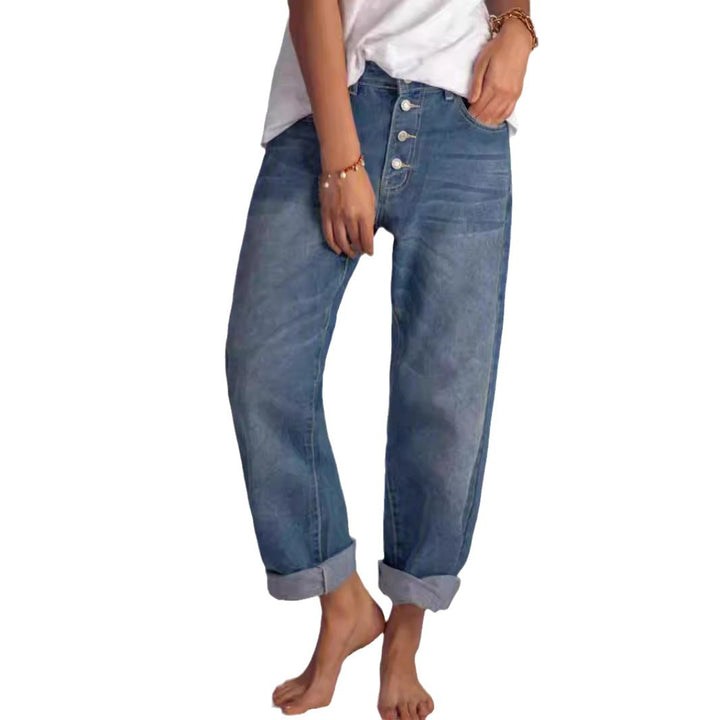 Dame High-Waist Relaxed Fit Denim Jeans Stilla