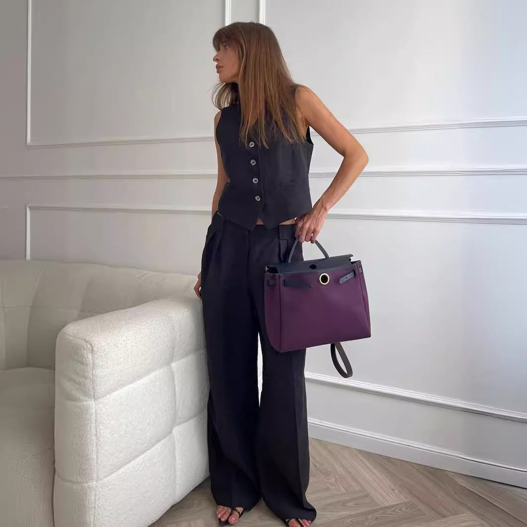 Kvinder Elegant Linned Overall Stilla
