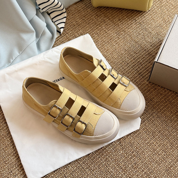 Femme Casual Spænde Slide Sneakers Stilla