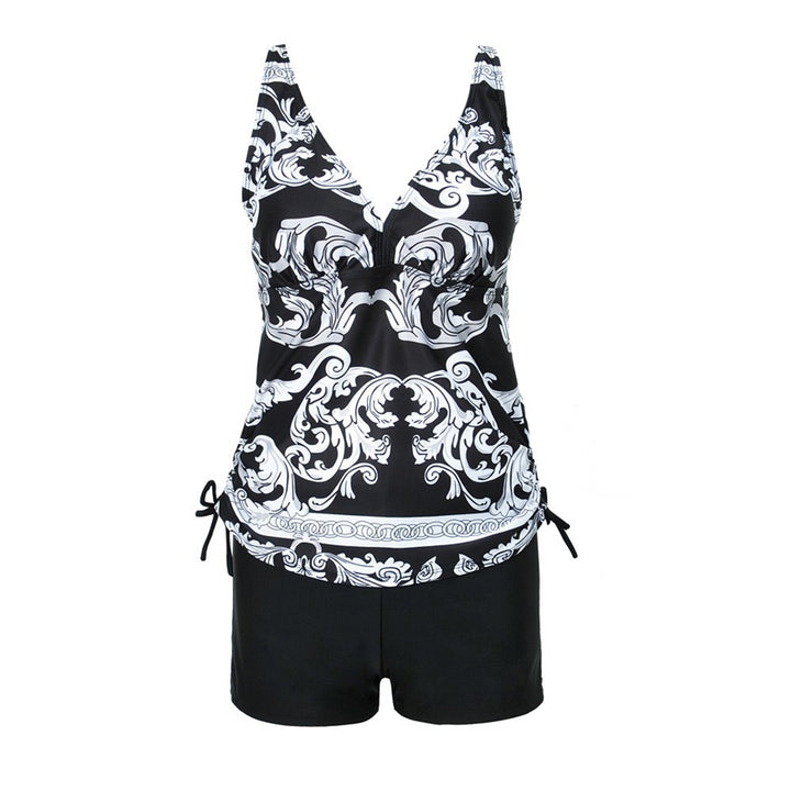 Dame Tankini med moderne snit og aftagelige puder Stilla