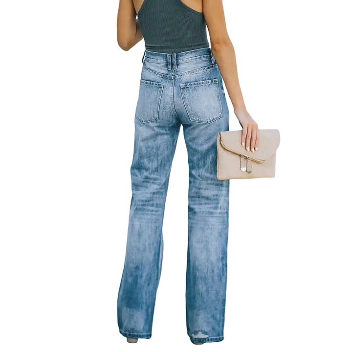 Dame Højhalsede Jeans Stilla