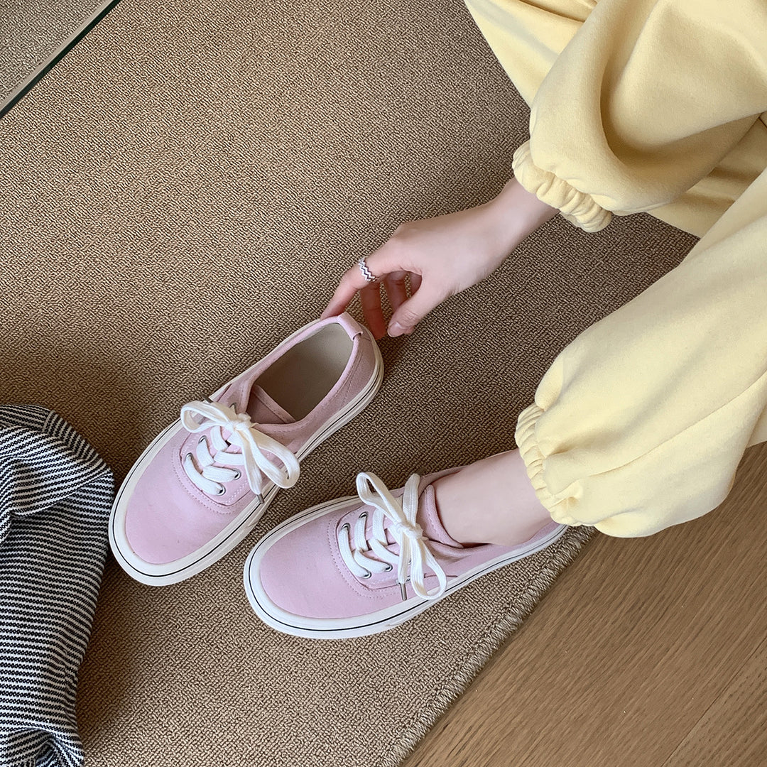 Kvinder Fritids Snøreplade Sneakers Stilla