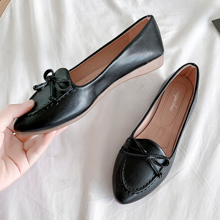 Damer Ballerinas med legende sløjfedesign og skridsikker sål Stilla