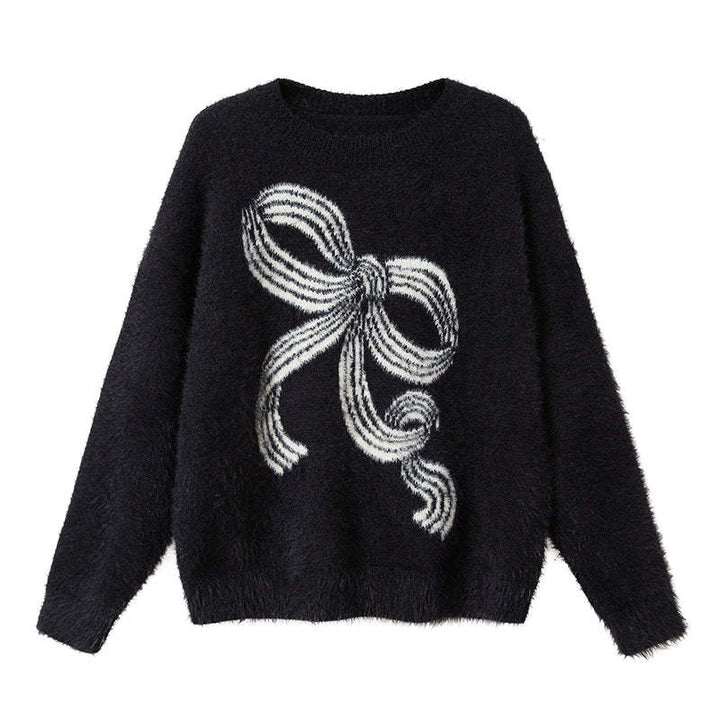 Kvinders sweater med legende bue motiv og blødt materiale Stilla