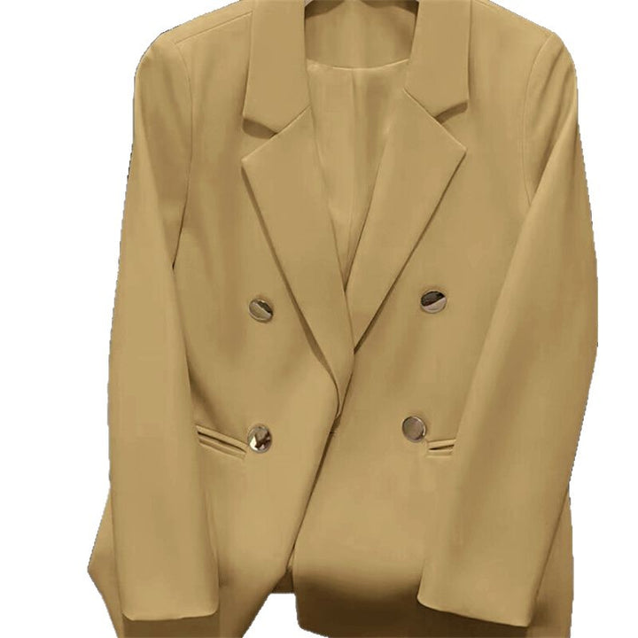 Kvinders dobbeltrynket blazer med elegante detaljer Stilla