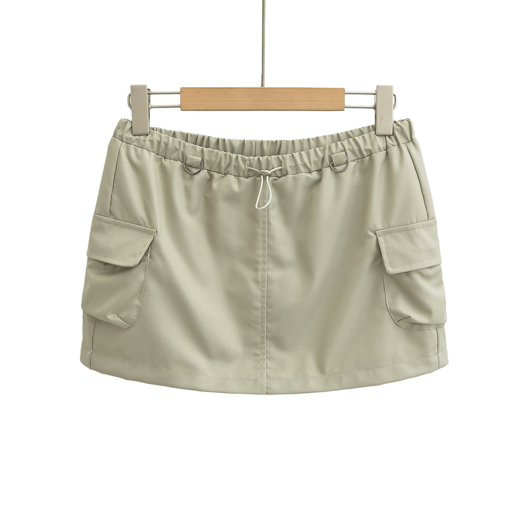 Dame Cargo-shorts med elastisk talje og praktiske sidelommer Stilla