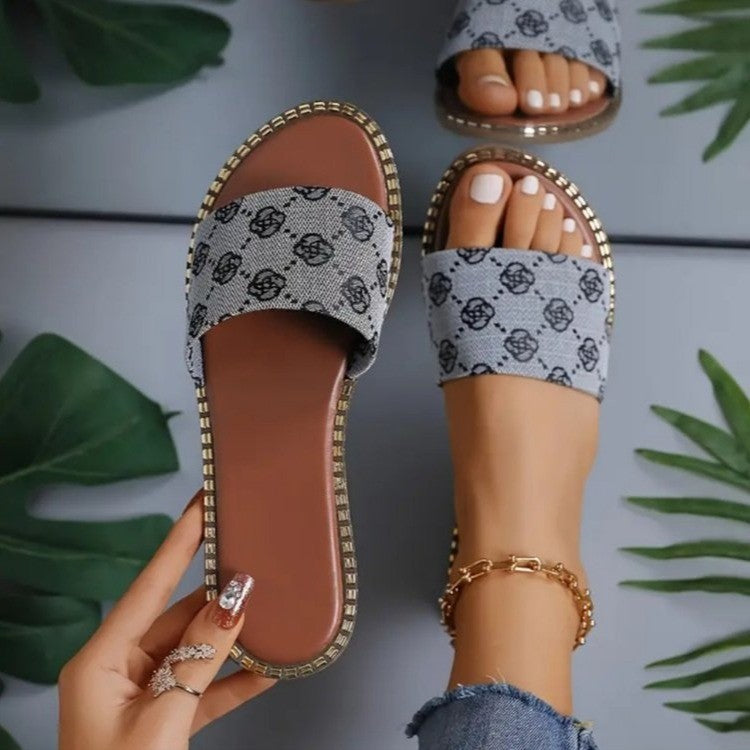 Stilfulde Dame-Casual-Slidesandaler Stilla