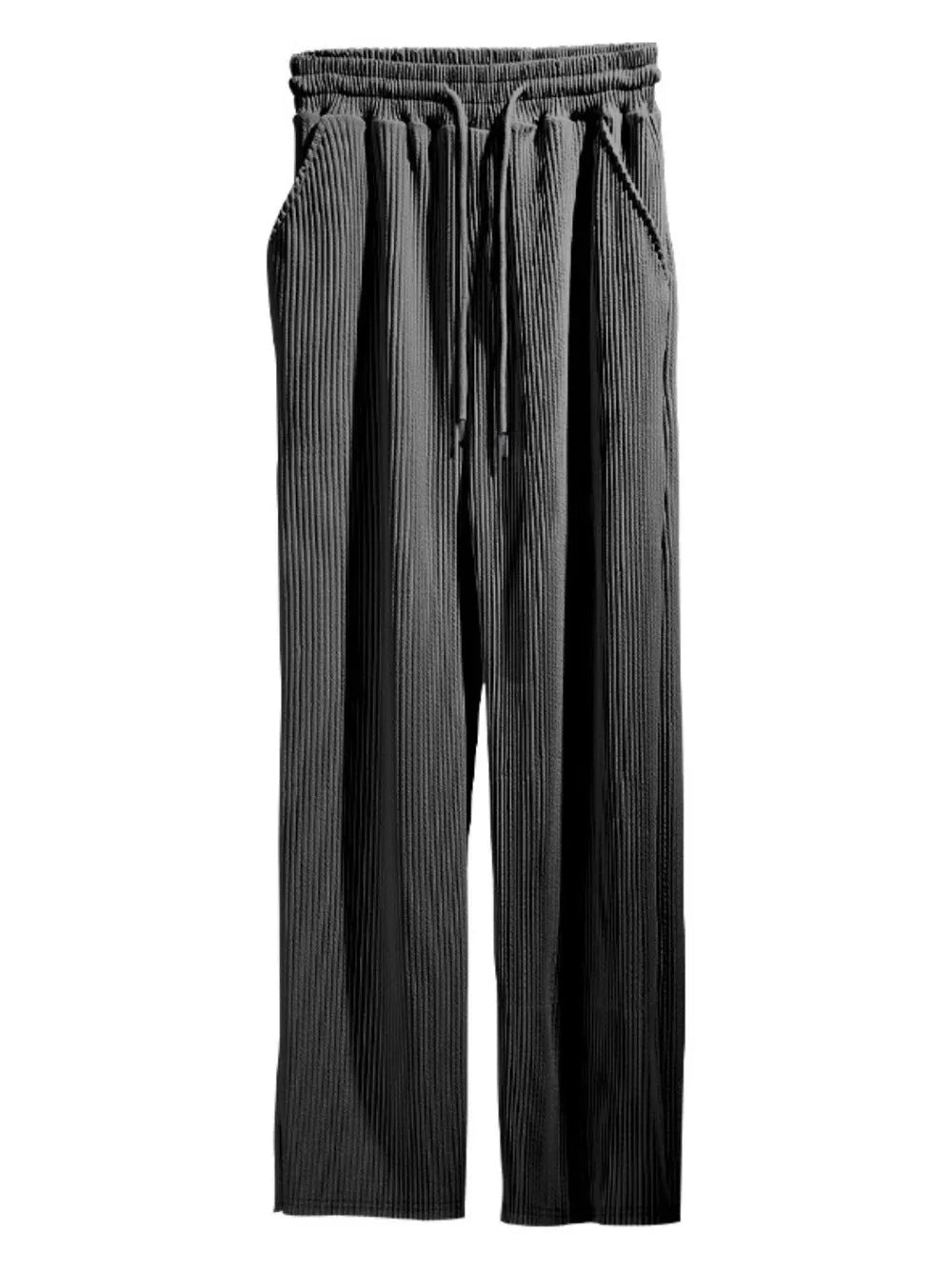 Dame Relaxed Fit Plisserede Vide Bukser Stilla