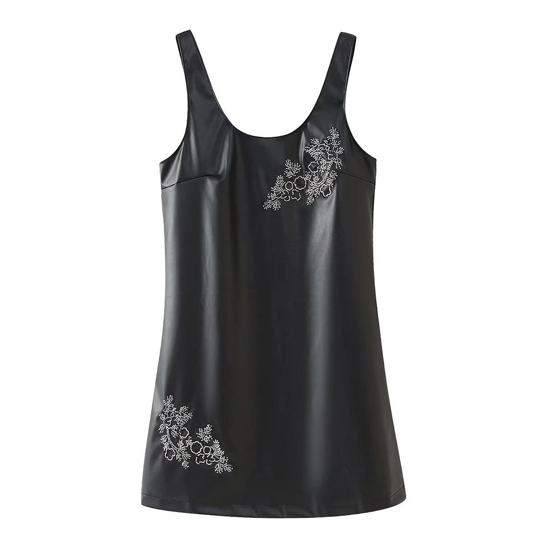 Femme Elegant Floral Broderet Tanktop Stilla
