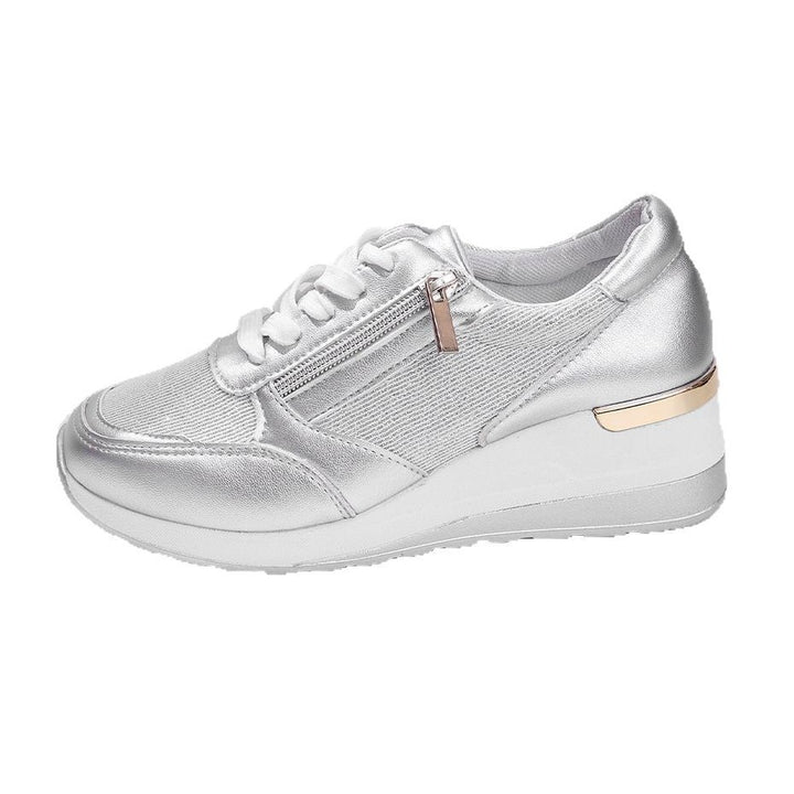Dame Sneakers med innovativ lynlås og modeglans Stilla