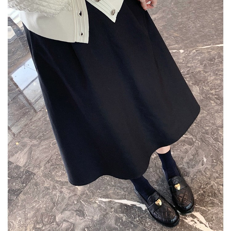 Dame Steppede Læder Loafers-Mules med Hjerte-Accent Stilla