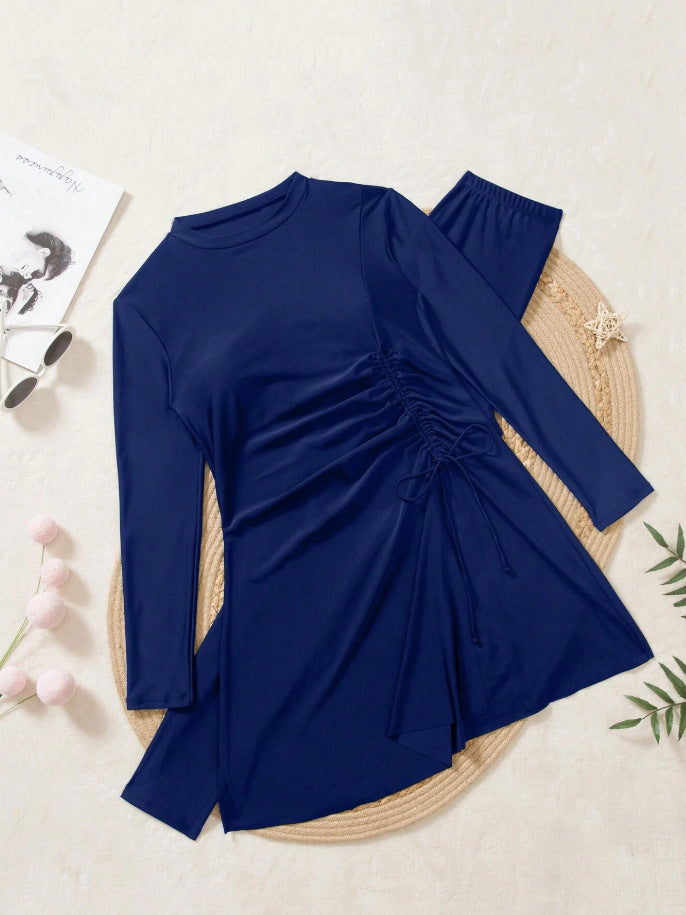 Damer Sporty Strandoutfit med moderne indpakningsdesign Skovae